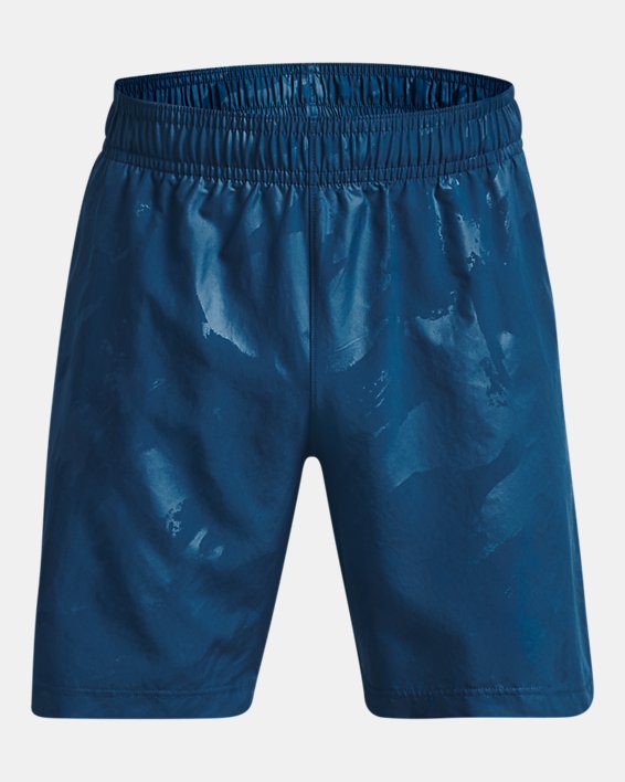 Men's UA Woven Emboss Shorts, Blue, pdpMainDesktop image number 5